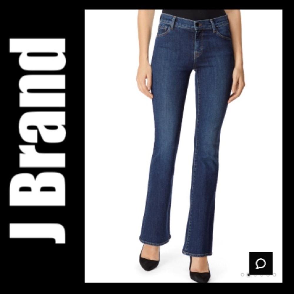 NWOT👖 J Brand: Boot-Cut Dark Wash Jeans, Size 28